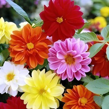 Георгина Garden Pride 10 шт Benary Германия Mix 1458220543 фото