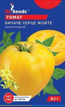 Бычье Сердце семена томата GL Seeds 0,1 грамм Желтый 1370125340 фото