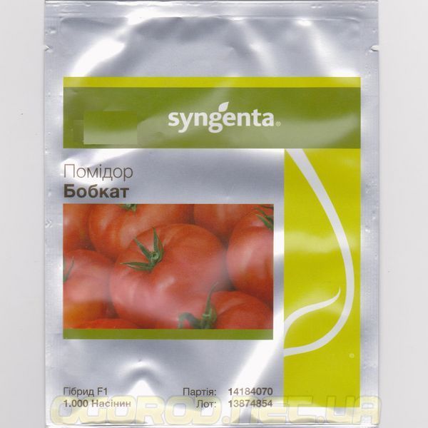 Бобкат F1 насіння томата низькорослого Syngenta Голландія 1000 шт. 857120329 фото