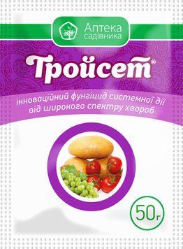 Тройсет трёхкомпонентный системный фунгицид Ukravit, Украина 50 грамм 2630436661 фото