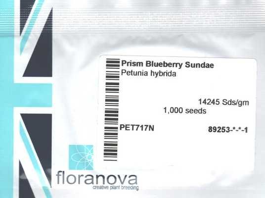 Купить Семена петунии Prism 1000 шт Floranova Англия Sundae Mix